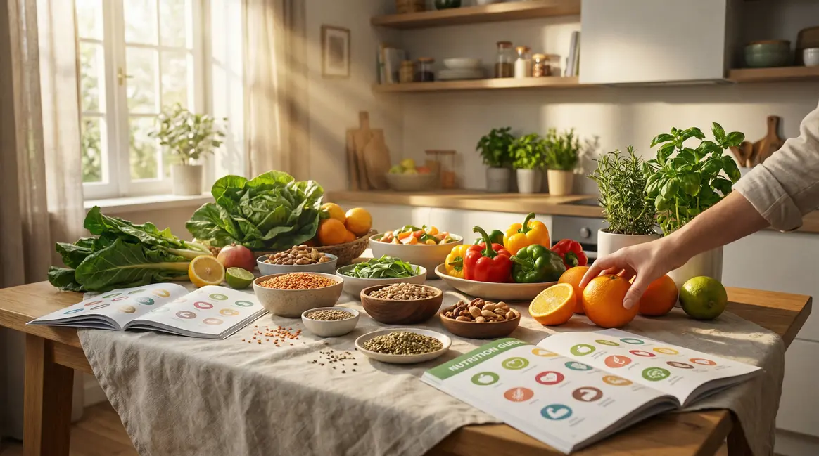 aliments vegetaux riches en fer legumes verts graines fruits secs