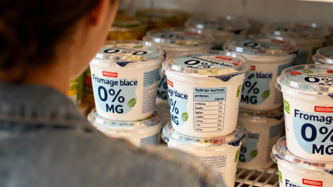 Pots fromage 0% MG et skyr, tableau nutritionnel