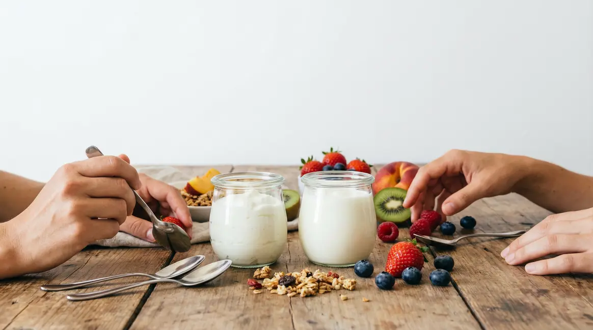 fromage blanc et yaourt nature ensemble comparaison santé
