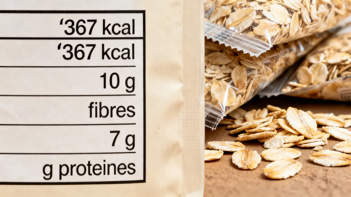 tableau nutritionnel flocons d’avoine chiffres