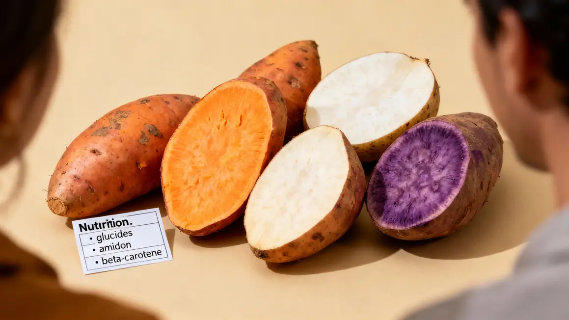 Variétés patate douce valeurs nutritionnelles
