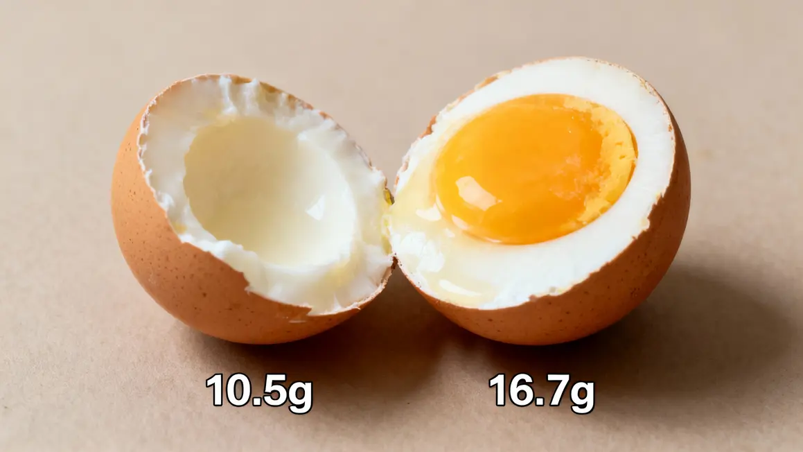 Blanc vs jaune œuf apport protéines