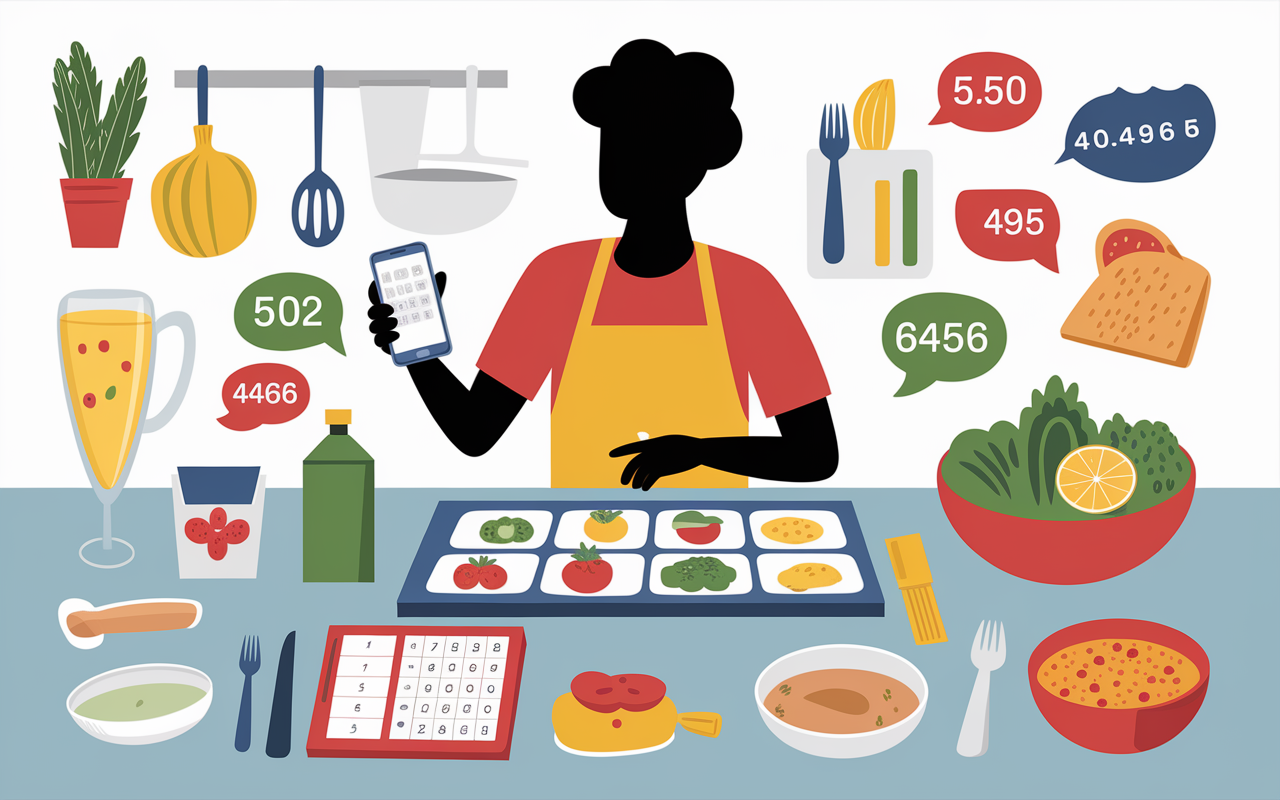 calculer les calories d une recette liste ingredients smartphone