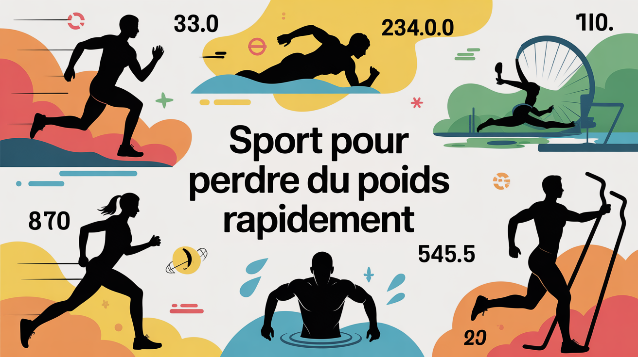 tableau dynamique silhouettes perdre poids rapidement sport