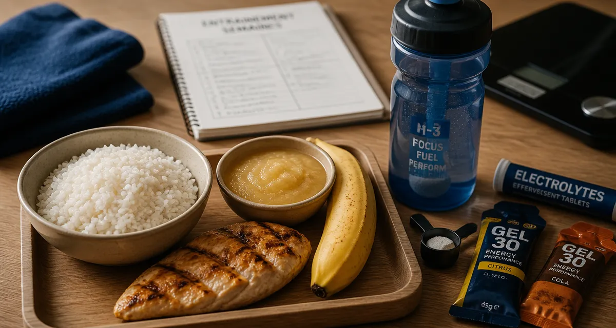 Alimentation course a pied : nutrition, électrolytes et récupération avant course