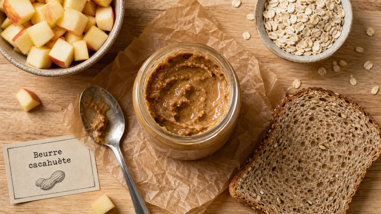 Beurre de cacahuete et cholesterol : pot et portion